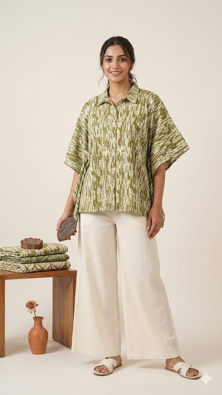 Amrah Wholesale Naisha K 924 Vol 2 Cotton Printed Kaftan Style Shirt Tops - Amrah Wholesale