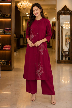 Amrah Wholesale Naisha K 995 Mul Cotton Kurti Pant Set - Amrah Wholesale