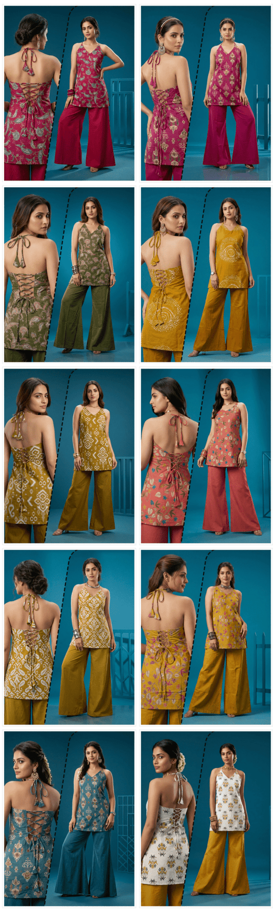 Amrah Wholesale Naisha K 997 Cotton Co Ord Set - Amrah Wholesale