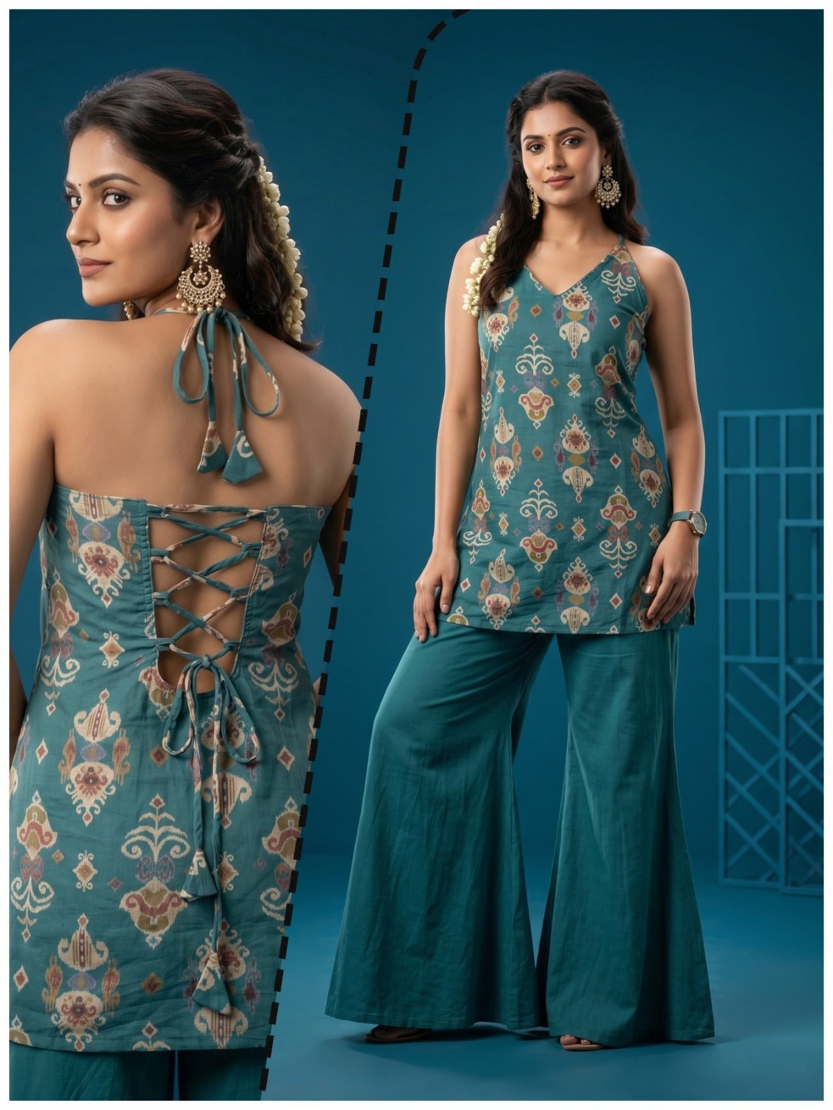 Amrah Wholesale Naisha K 997 Cotton Co Ord Set - Amrah Wholesale