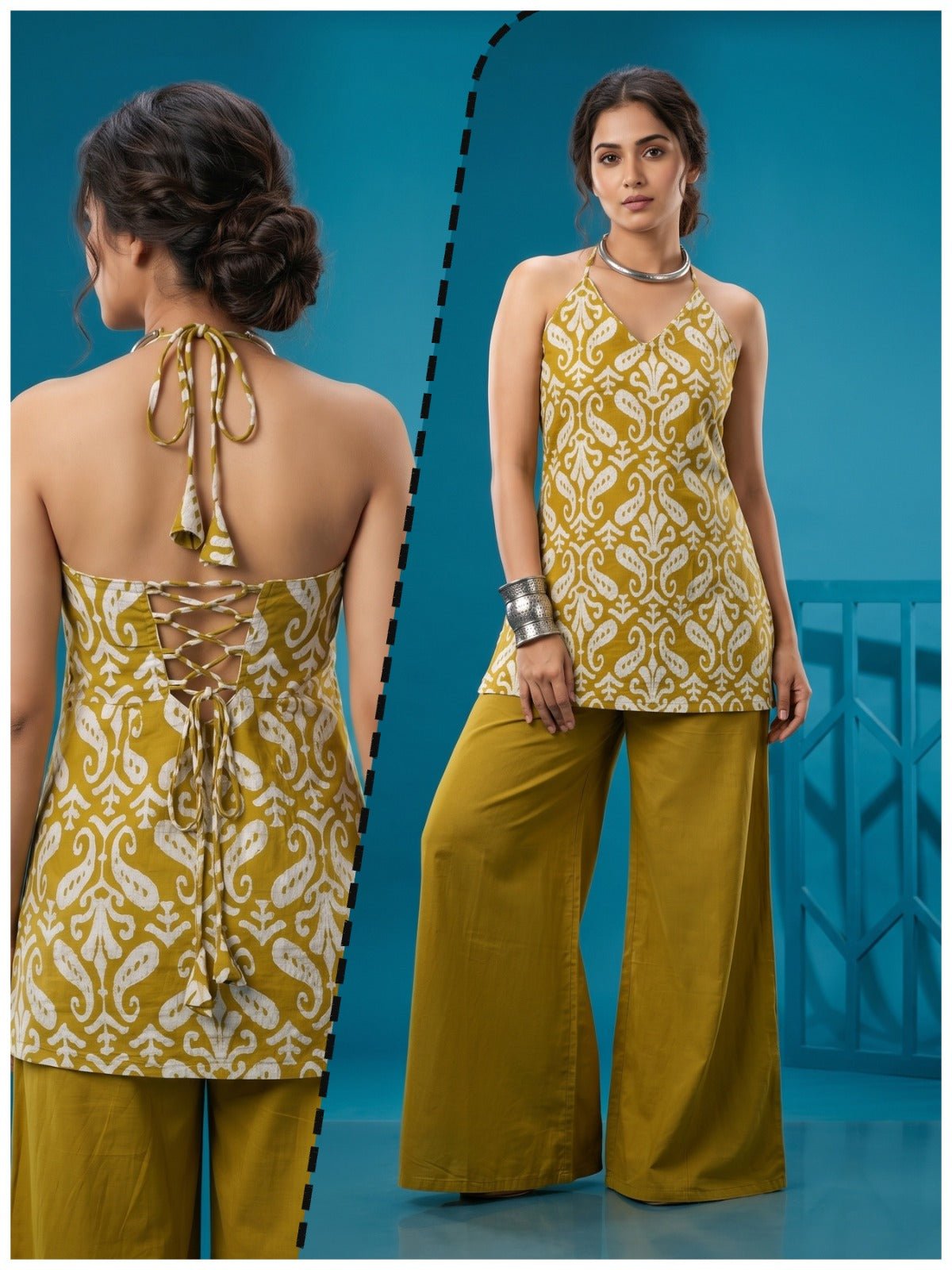 Amrah Wholesale Naisha K 997 Cotton Co Ord Set - Amrah Wholesale