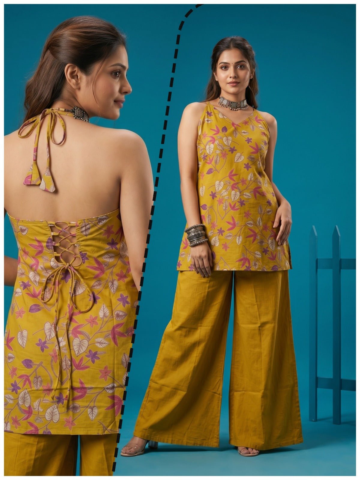 Amrah Wholesale Naisha K 997 Cotton Co Ord Set - Amrah Wholesale