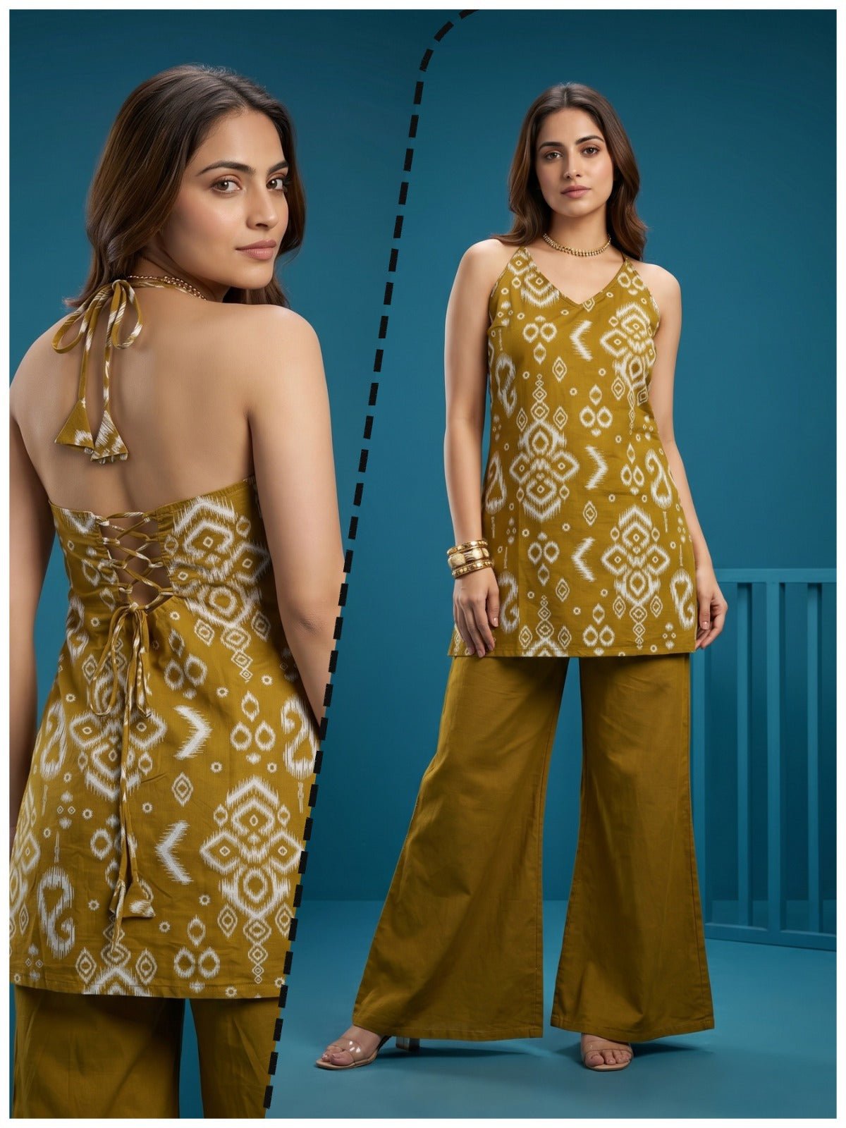 Amrah Wholesale Naisha K 997 Cotton Co Ord Set - Amrah Wholesale
