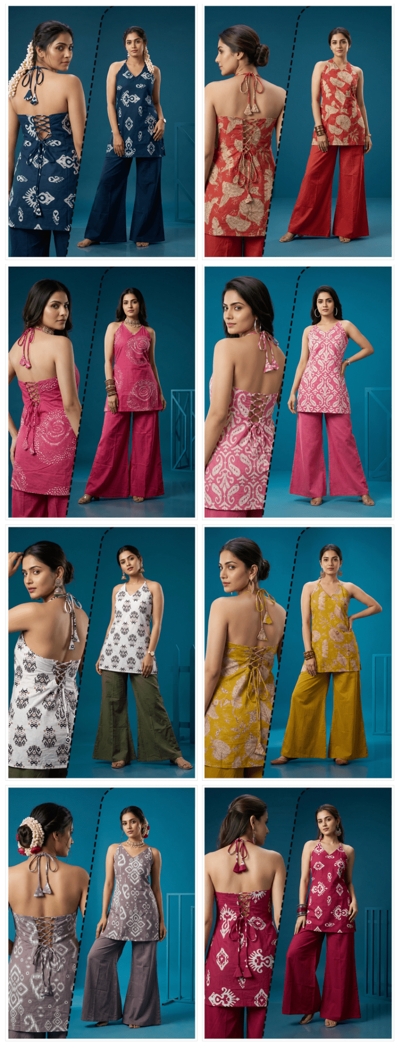 Amrah Wholesale Naisha K 997 Cotton Co Ord Set - Amrah Wholesale