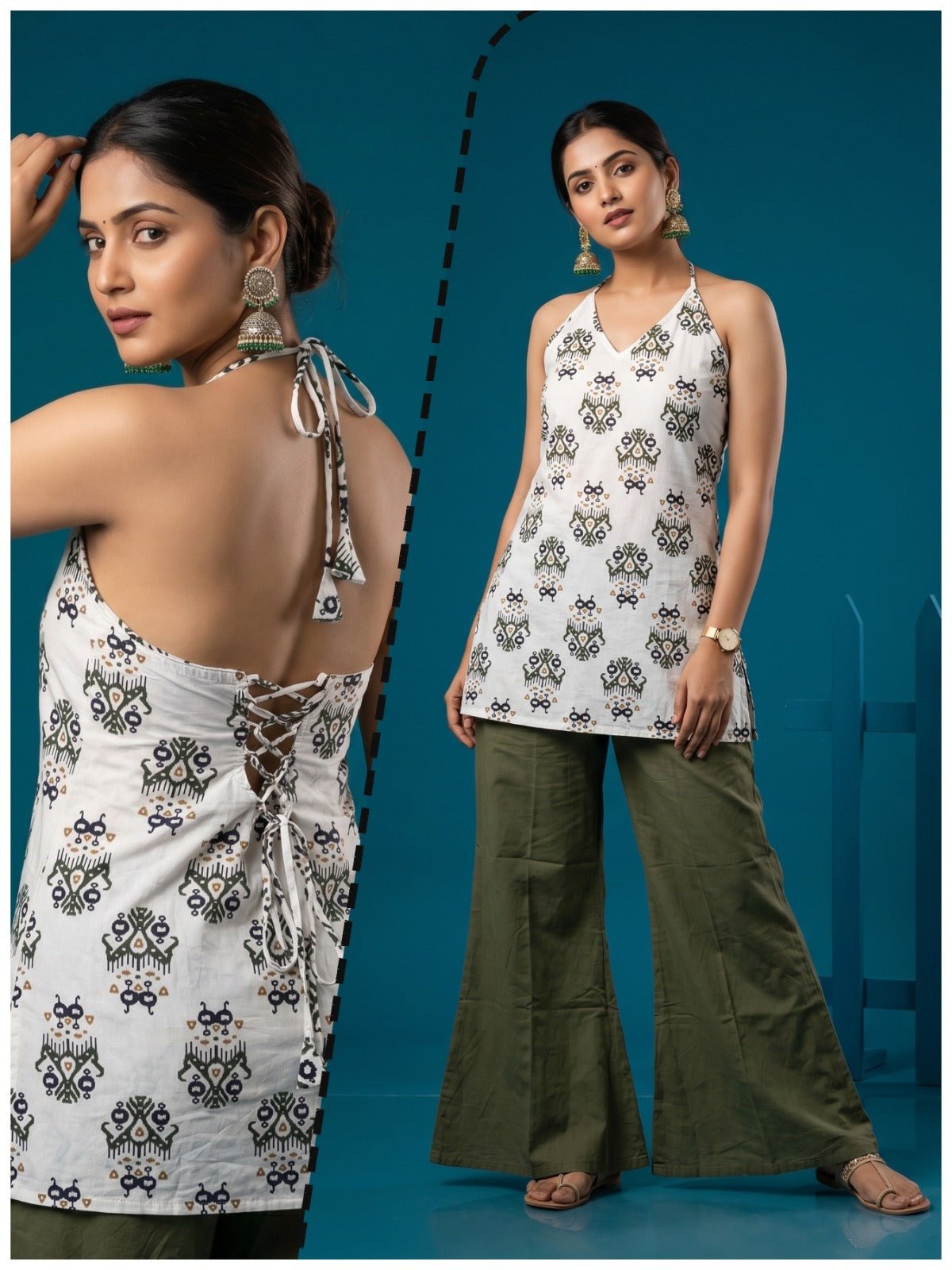 Amrah Wholesale Naisha K 997 Cotton Co Ord Set - Amrah Wholesale