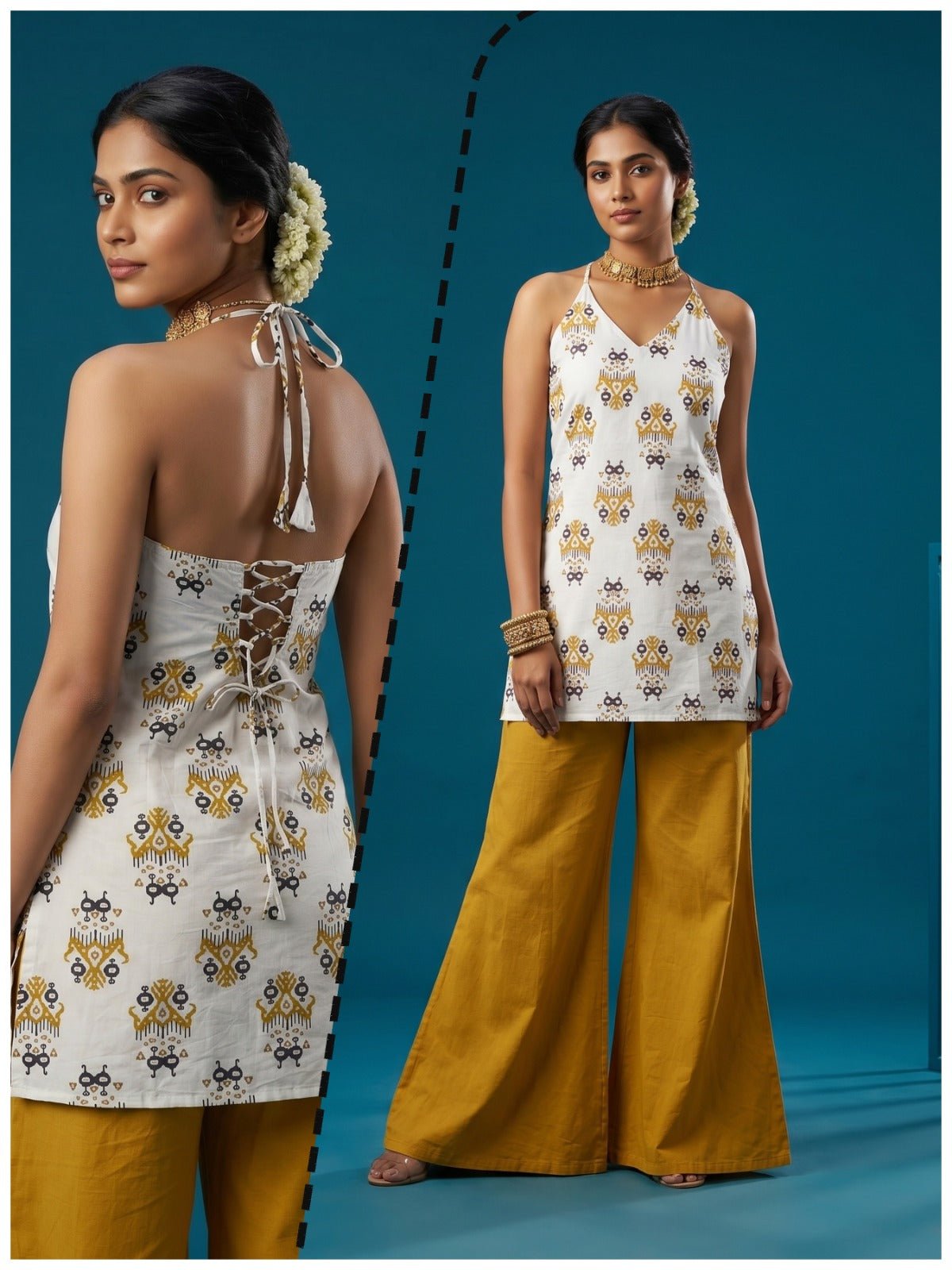 Amrah Wholesale Naisha K 997 Cotton Co Ord Set - Amrah Wholesale