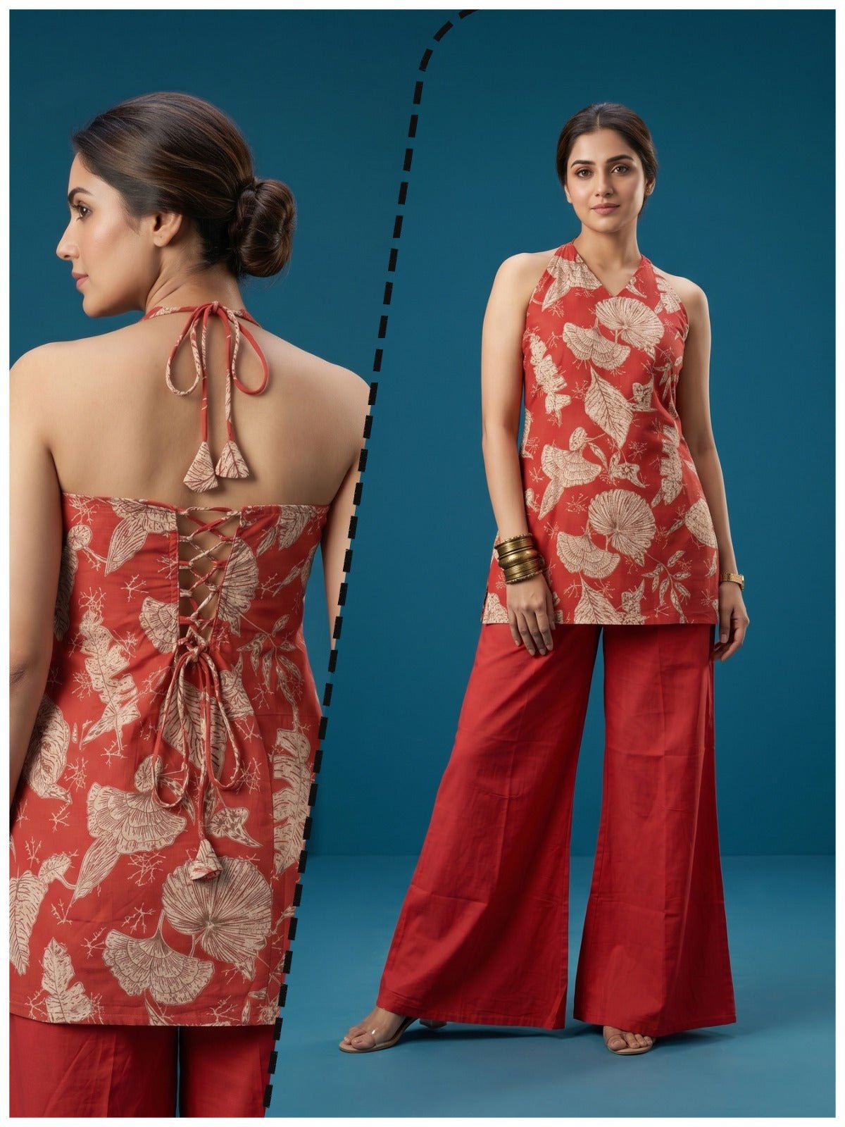 Amrah Wholesale Naisha K 997 Cotton Co Ord Set - Amrah Wholesale