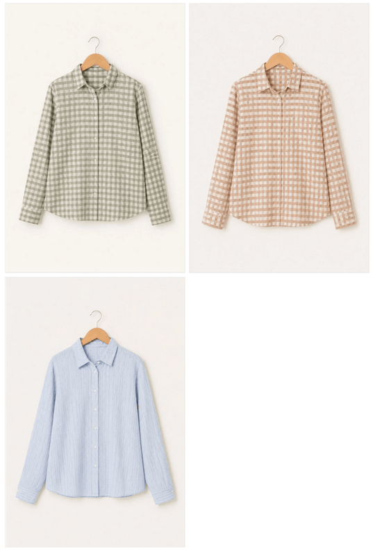 Amrah Wholesale Naisha Woven Shirt Vol 1 Linen Shirt Tops - Amrah Wholesale
