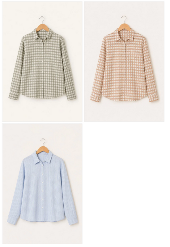 Amrah Wholesale Naisha Woven Shirt Vol 1 Linen Shirt Tops