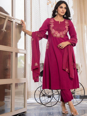 Amrah Wholesale Navya Kurti 327 Silk Blend Kurti Pant Dupatta Set