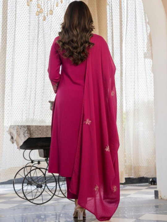 Amrah Wholesale Navya Kurti 327 Silk Blend Kurti Pant Dupatta Set