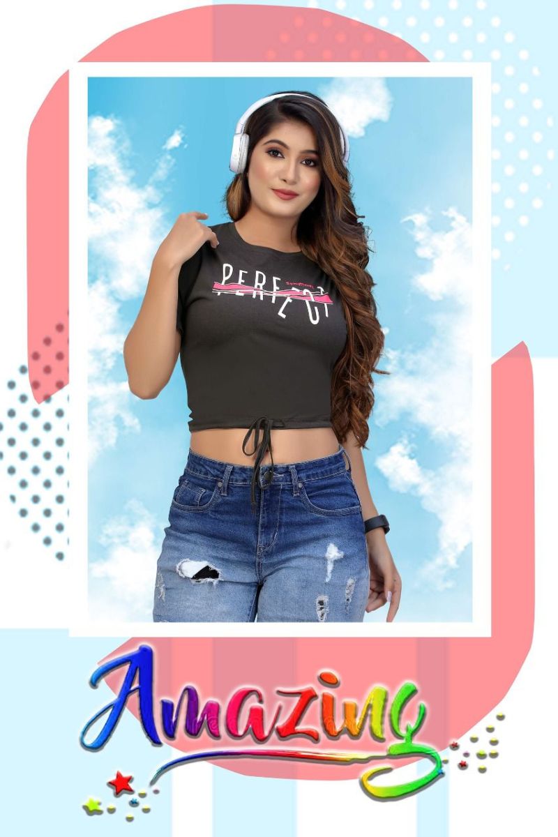 Amrah Wholesale Ns Amazing 1 Hosiery Cotton Casual Wear Top Collection - Amrah Wholesale