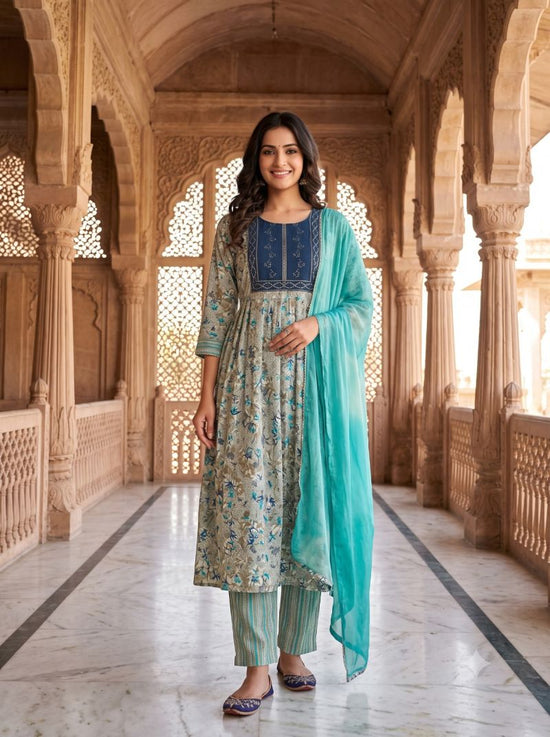 Amrah Wholesale Payal Vol 1 Capsule Foil Print Kurti Pant Dupatta Set