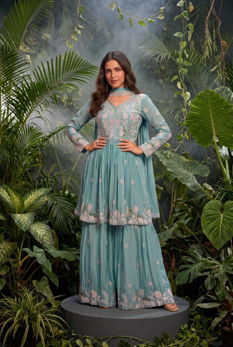 Amrah Wholesale Raani Vol 1 Chinon Embroidered Salwar Suit Set - Amrah Wholesale