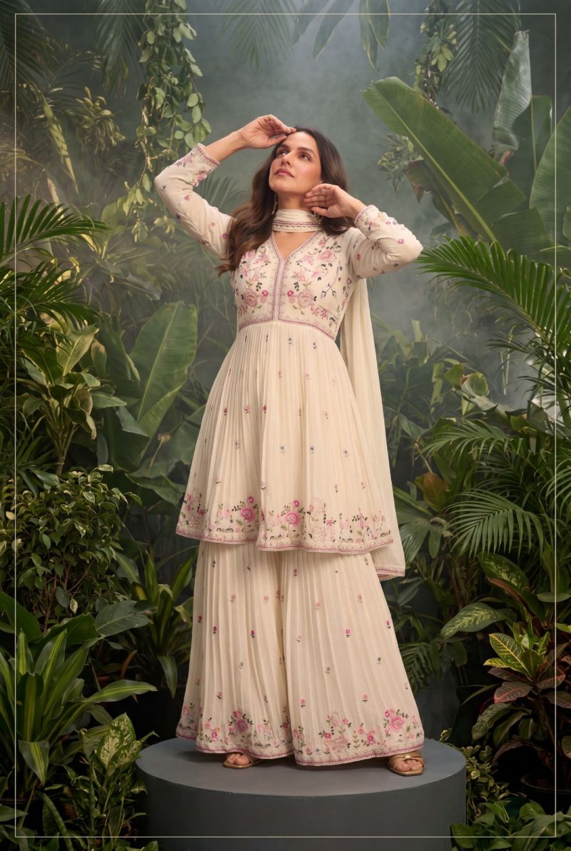 Amrah Wholesale Raani Vol 1 Chinon Embroidered Salwar Suit Set - Amrah Wholesale