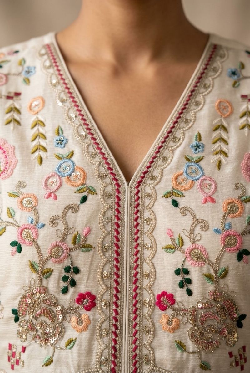 Amrah Wholesale Raani Vol 1 Chinon Embroidered Salwar Suit Set - Amrah Wholesale