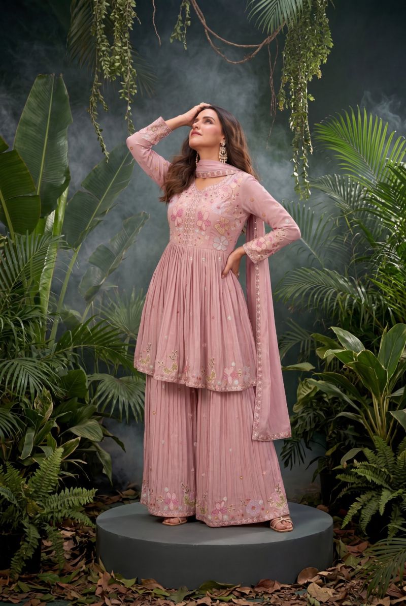 Amrah Wholesale Raani Vol 1 Chinon Embroidered Salwar Suit Set - Amrah Wholesale