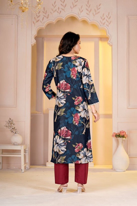 Amrah Wholesale Rd 101 Muslin Floral Digital Printed Kurti With Bottom Set