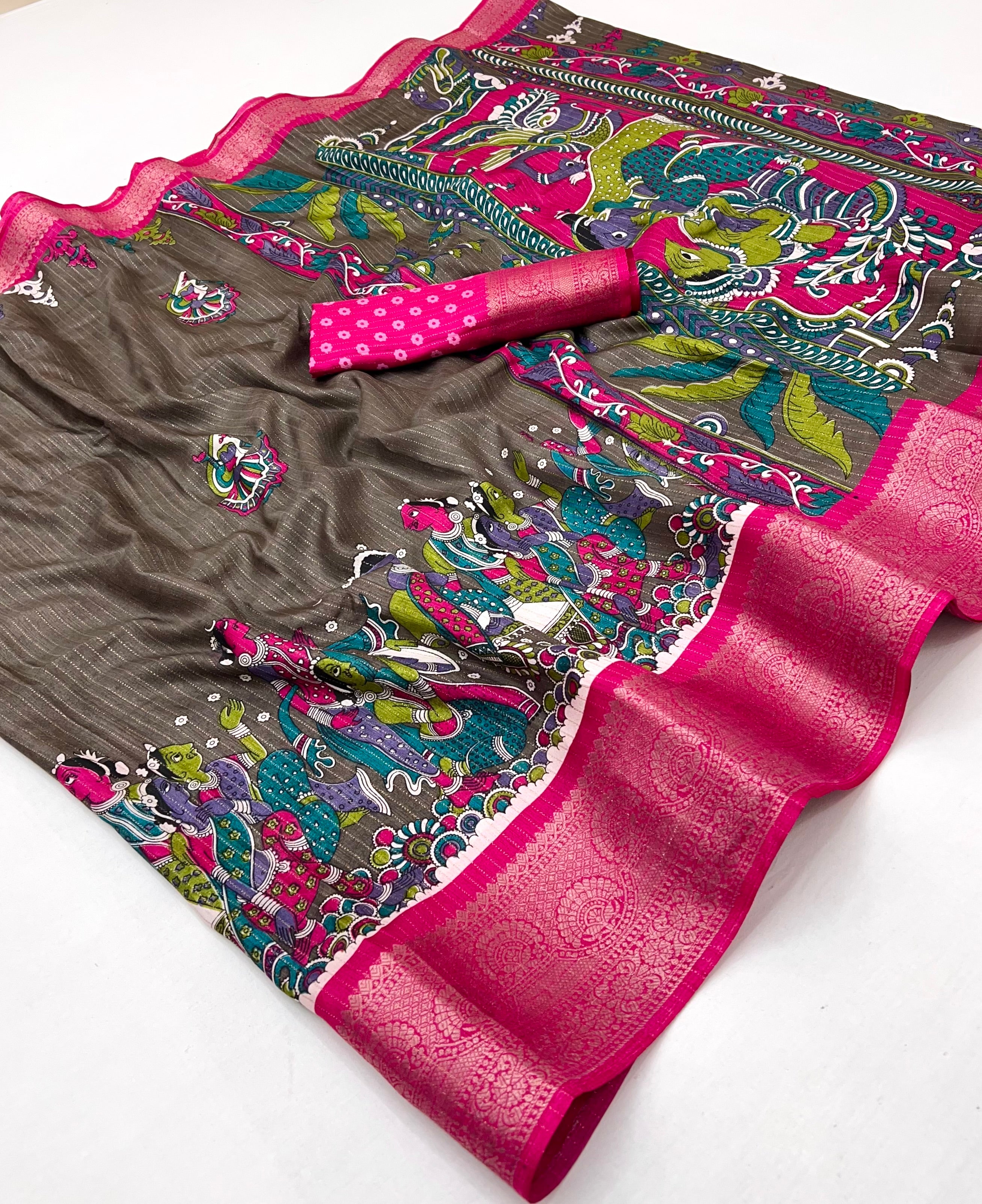 Amrah Wholesale Rimzim R 3001 To 3008 Dola Silk Printed Saree