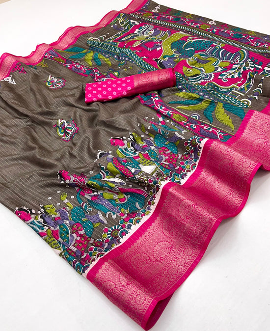 Amrah Wholesale Rimzim R 3001 To 3008 Dola Silk Printed Saree