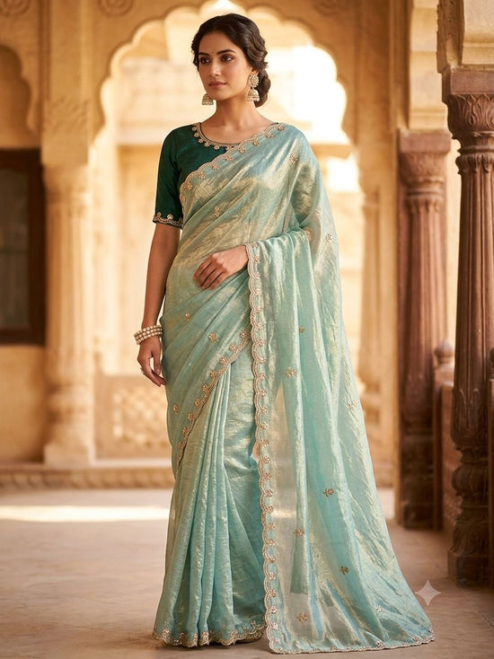 Amrah Wholesale Rishika Saree Ah Fendy Satin Saree - Amrah Wholesale