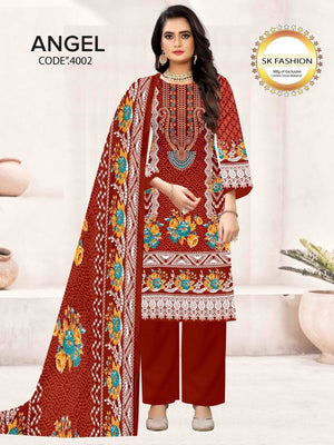Amrah Wholesale Royal Angel Vol 4 Soft Cotton Printed Dress Material - Amrah Wholesale