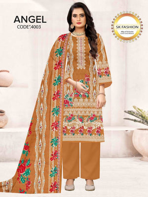 Amrah Wholesale Royal Angel Vol 4 Soft Cotton Printed Dress Material - Amrah Wholesale