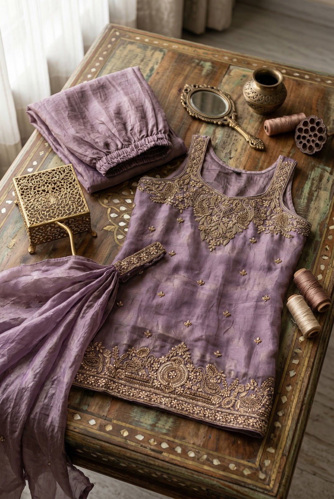 Amrah Wholesale Rubby 20001 And 20002 Tora Silk Salwar Suit Set - Amrah Wholesale