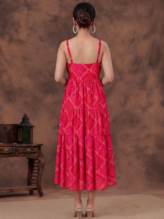 Amrah Wholesale S 5119 Red Pure Chinon Embossed Printed Kurti
