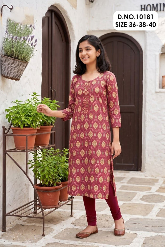 Amrah Wholesale Saachika 10180 And 10181 Capsule Foil Print Kurti