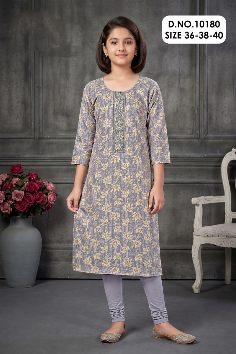 Amrah Wholesale Saachika 10180 And 10181 Capsule Foil Print Kurti