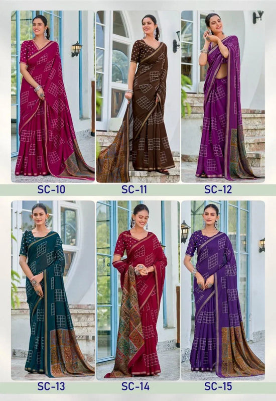 Amrah Wholesale Saktapur Cotton Part 2 Soft Cotton Silk Saree