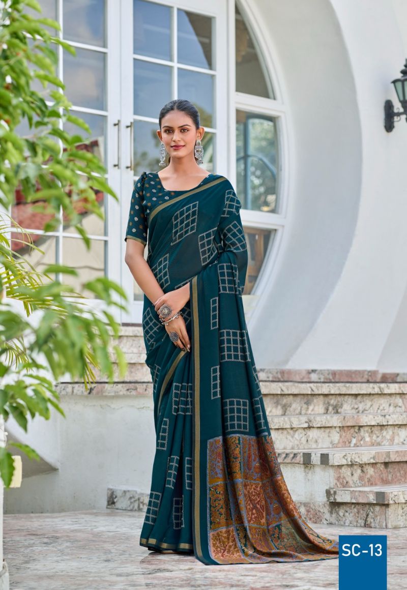 Amrah Wholesale Saktapur Cotton Part 2 Soft Cotton Silk Saree