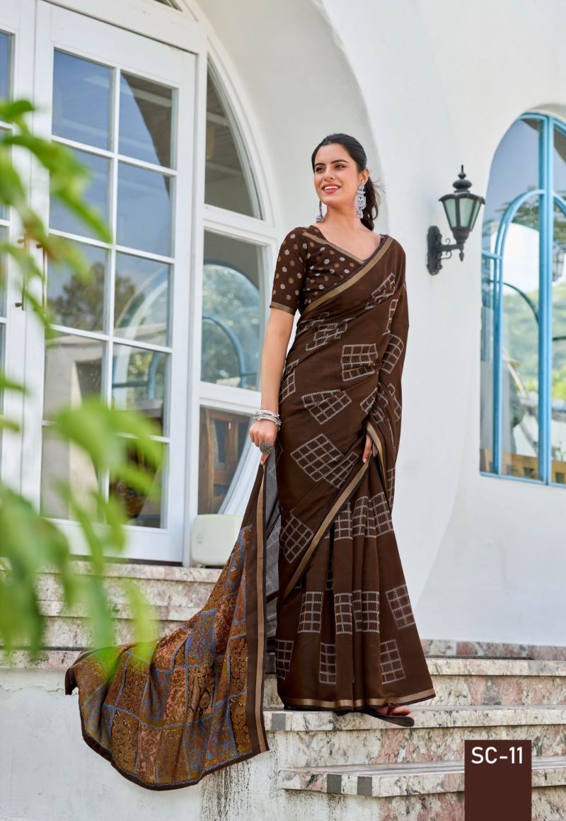 Amrah Wholesale Saktapur Cotton Part 2 Soft Cotton Silk Saree