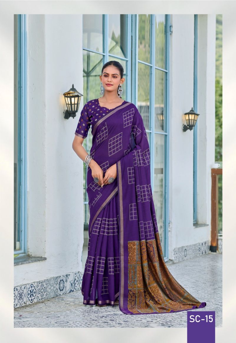 Amrah Wholesale Saktapur Cotton Part 2 Soft Cotton Silk Saree