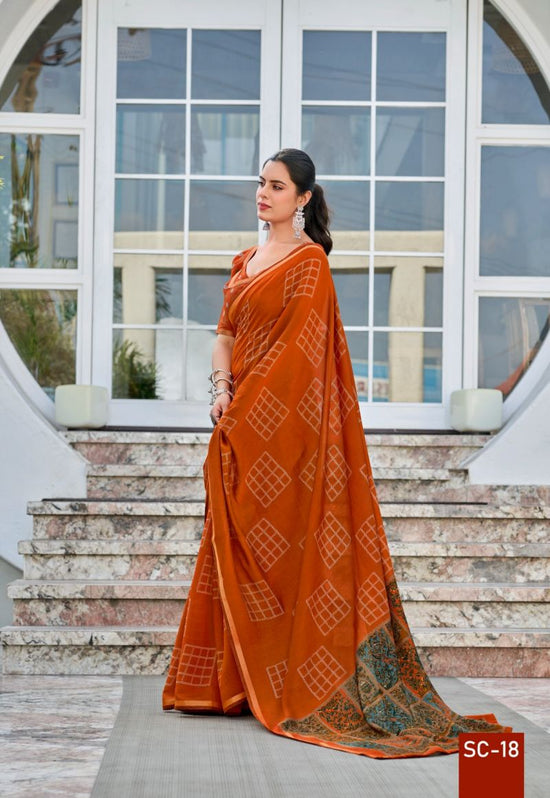 Amrah Wholesale Saktapur Cotton Part 2 Soft Cotton Silk Saree