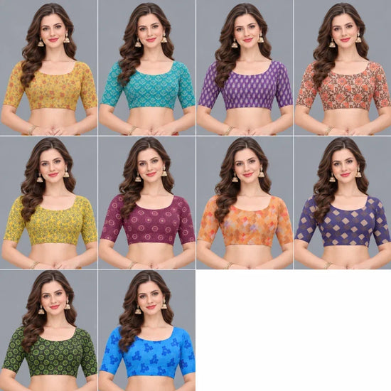 Amrah Wholesale Scgt Shatika A Linen Handloom Printed Saree Collection