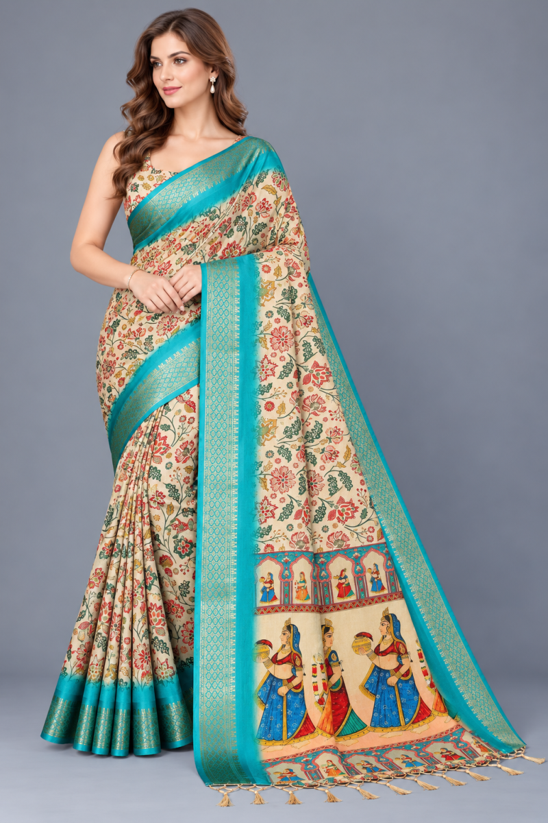 Amrah Wholesale Schc Mokshali A Cotton Silk Saree