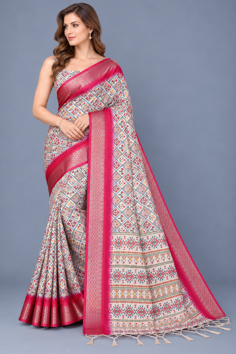 Amrah Wholesale Schc Mokshali A Cotton Silk Saree