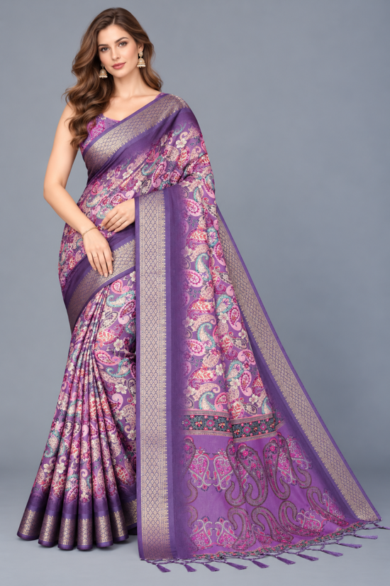 Amrah Wholesale Schc Mokshali A Cotton Silk Saree