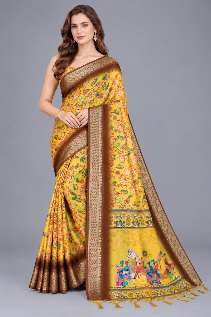 Amrah Wholesale Schc Mokshali B Cotton Silk Saree