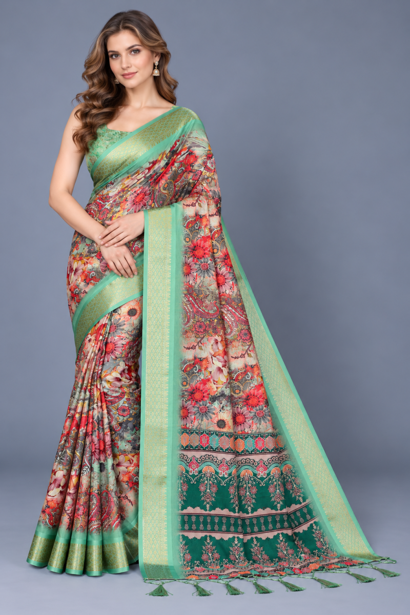 Amrah Wholesale Schc Mokshali B Cotton Silk Saree