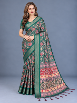 Amrah Wholesale Schc Swara Q Cotton Silk Kalamkari Saree Collection