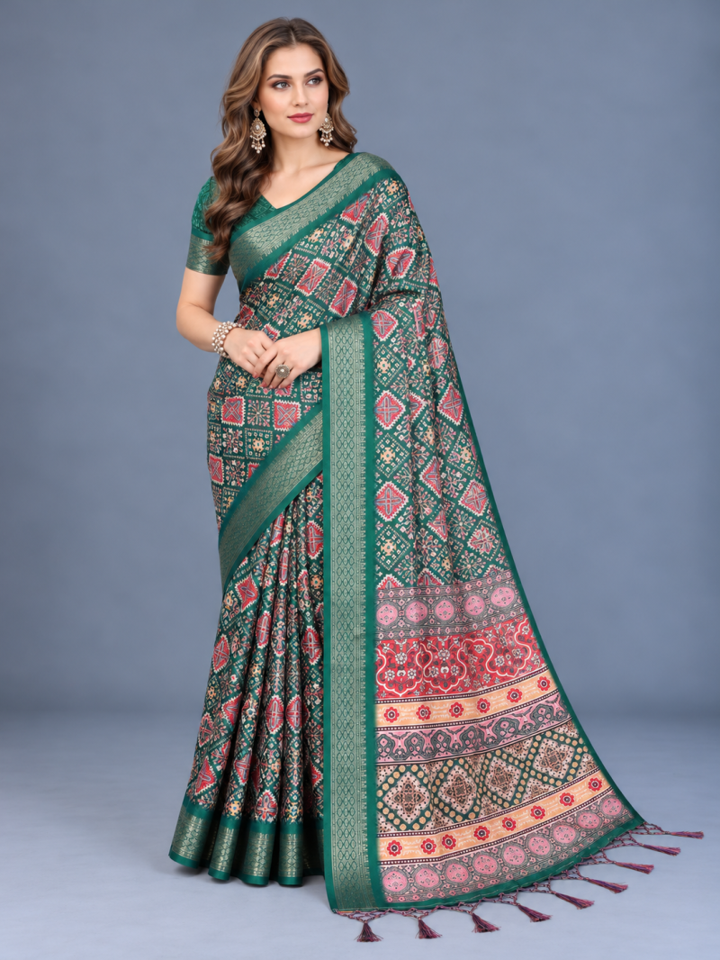 Amrah Wholesale Schc Swara Q Cotton Silk Kalamkari Saree Collection