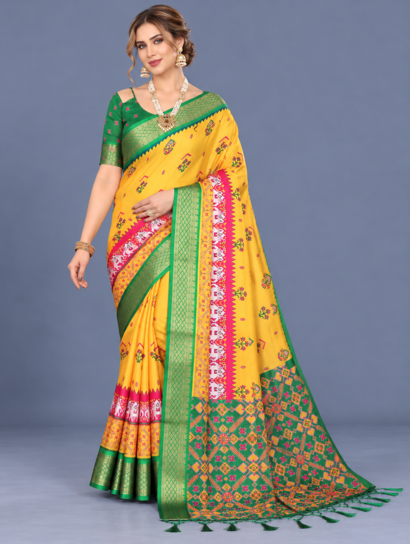 Amrah Wholesale Schc Swara Q Cotton Silk Kalamkari Saree Collection