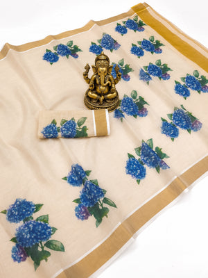 Amrah Wholesale Sckr Onam Linen Saree