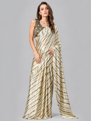 Amrah Wholesale Sf Leheriya Japan Satin Printed Saree