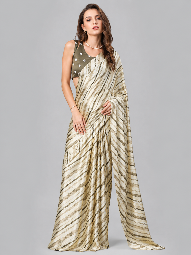 Amrah Wholesale Sf Leheriya Japan Satin Printed Saree