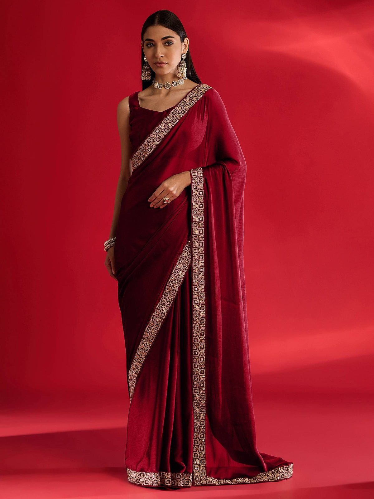 Shc Amira Rangoli Silk Embroidered Saree