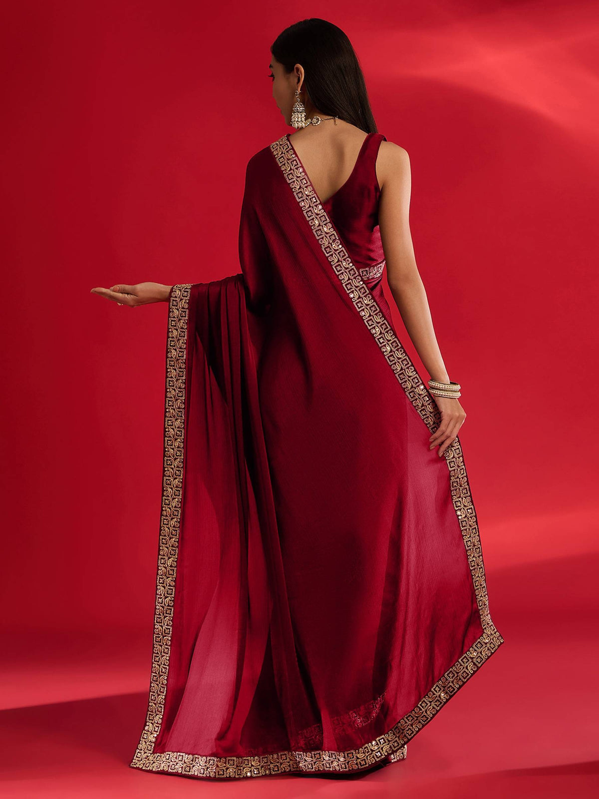 Shc Amira Rangoli Silk Embroidered Saree